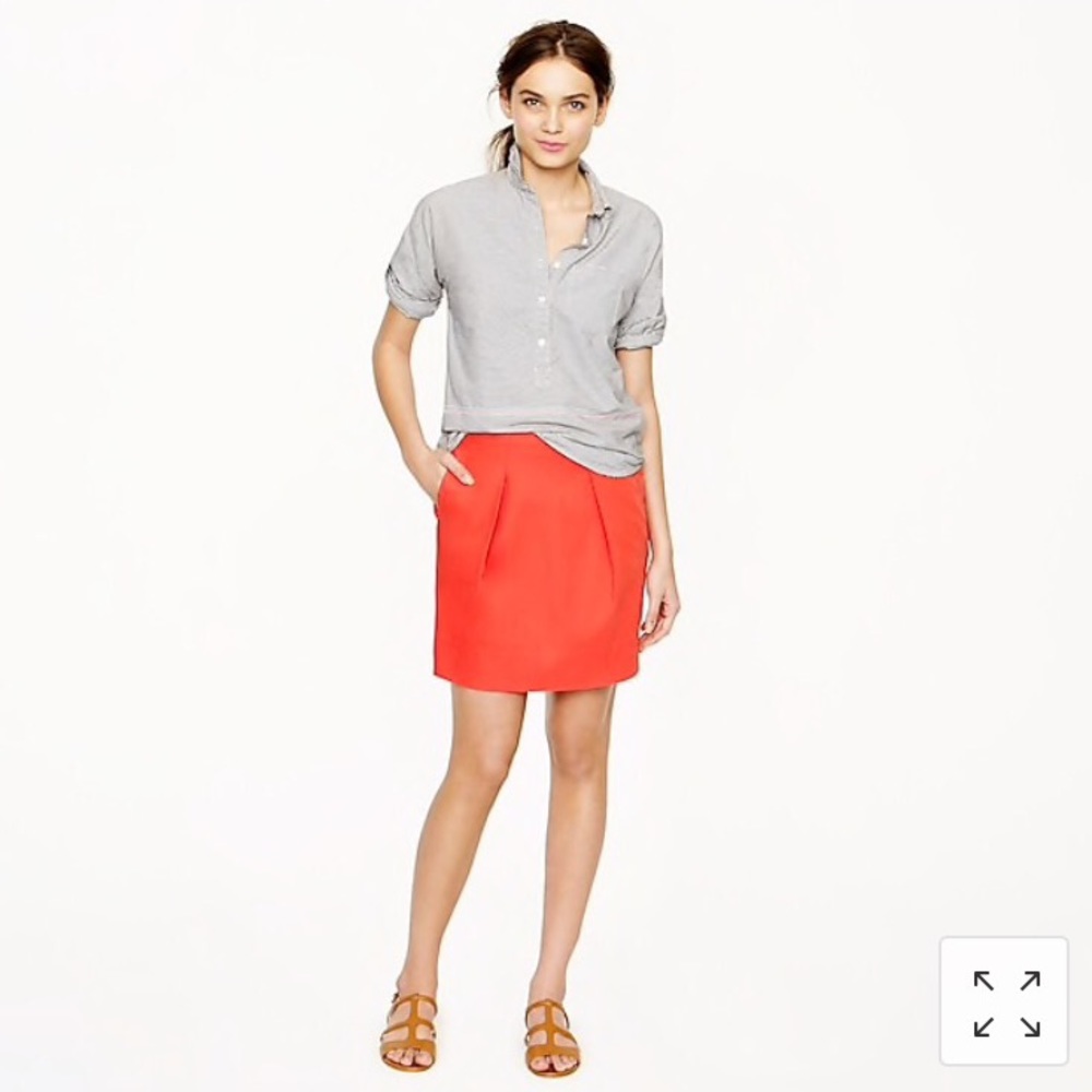 J.Crew | 0 | Red Mini Skirt Flare